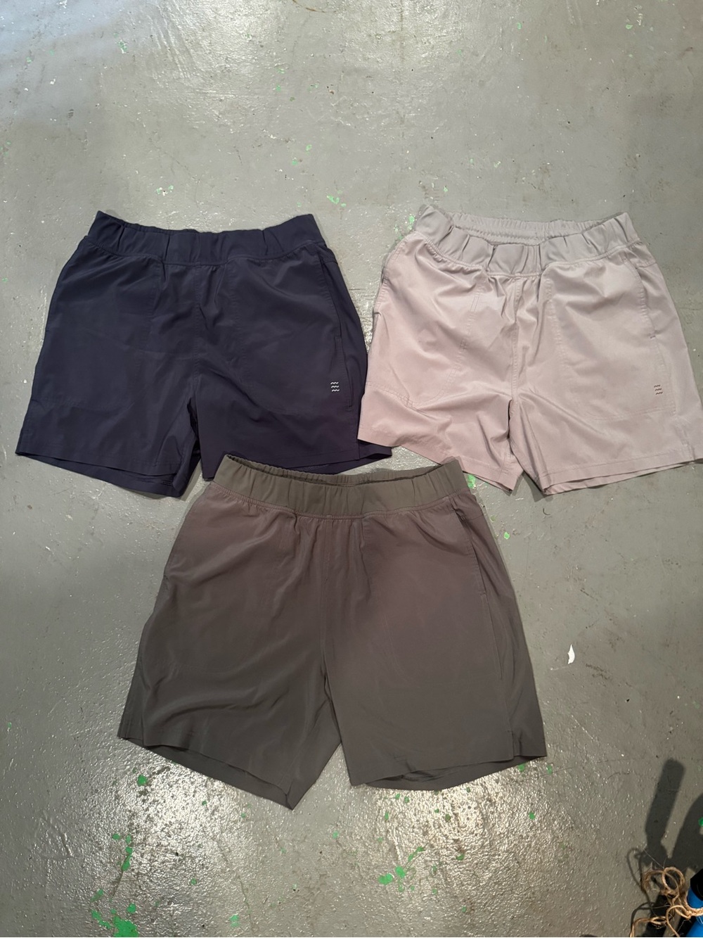 Men's Athletic Shorts 3-Pack — Navy, Light Gray, Charcoal by Freefly